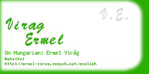 virag ermel business card